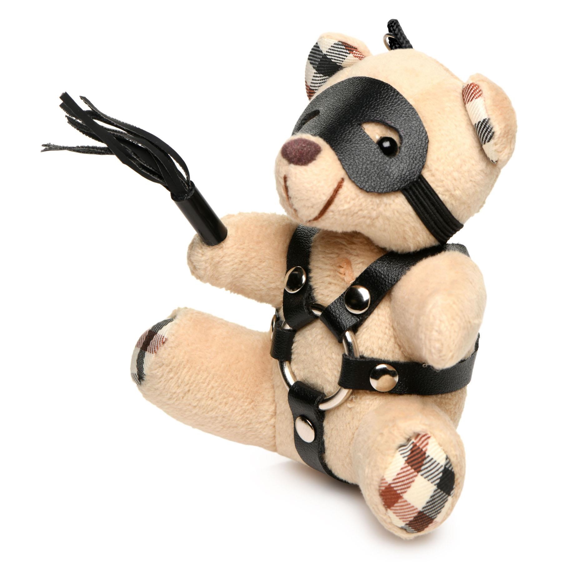 Master Series BDSM Teddy Bear Keychain - Product Shot