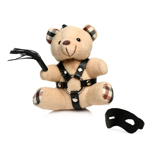 Master Series BDSM Teddy Bear Keychain - Product Shot Without Mask