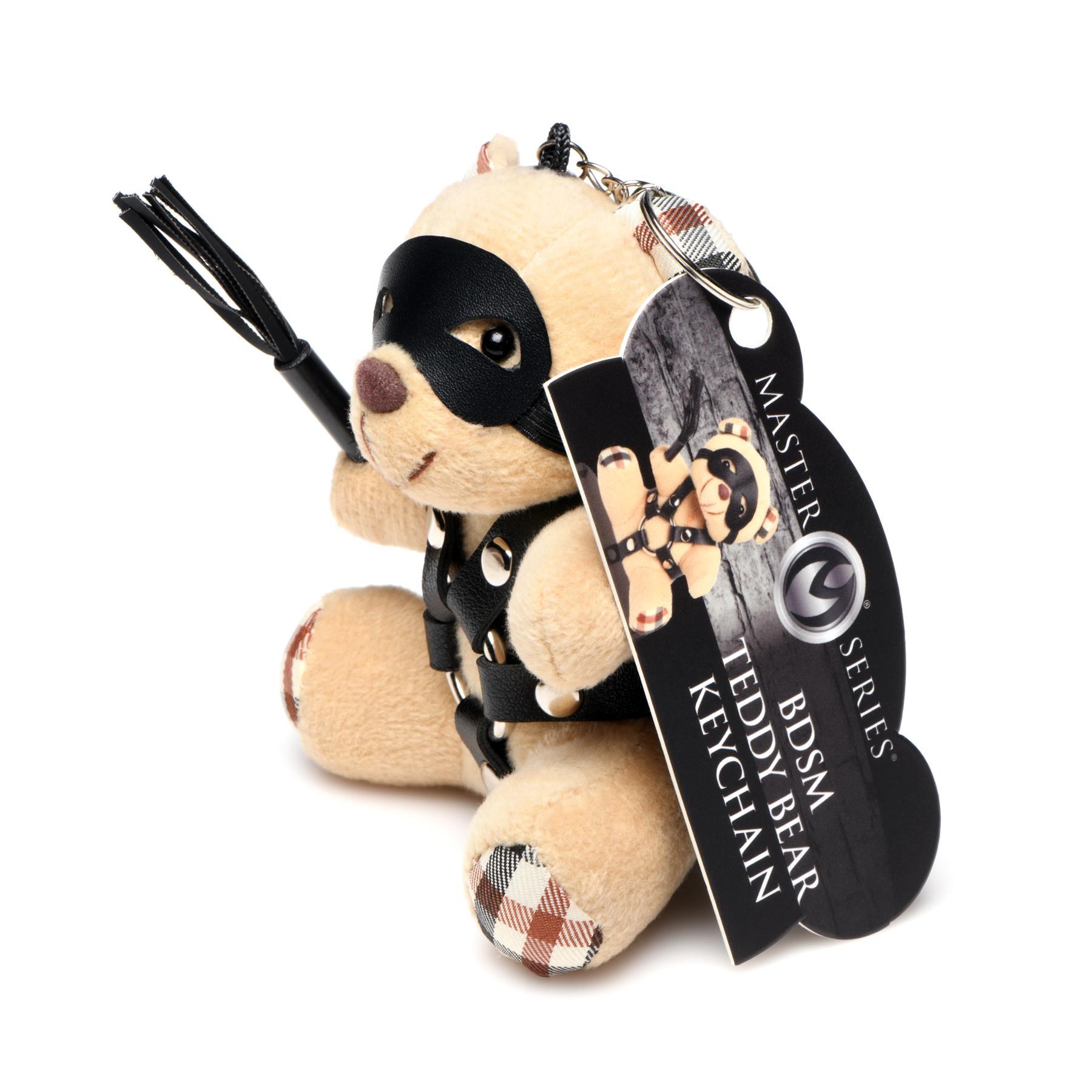Master Series BDSM Teddy Bear Keychain - With Hang Tag