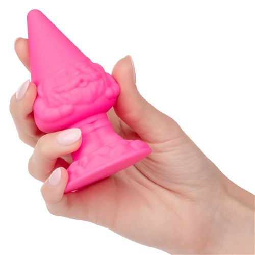 Naughty Bits Anal Gnome Butt  Plug hand holding