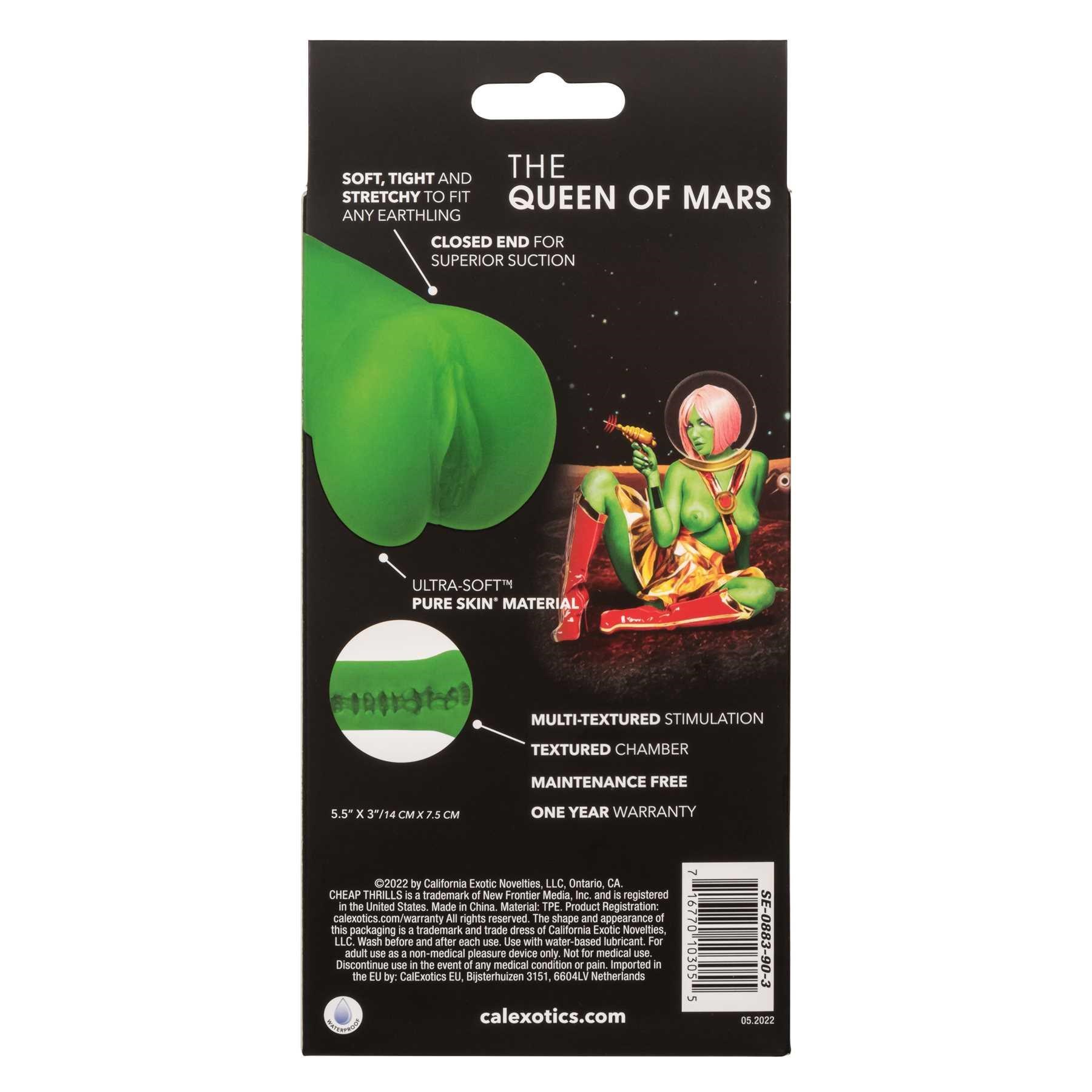Cheap Thrills® The Queen of Mars Stroker back of box
