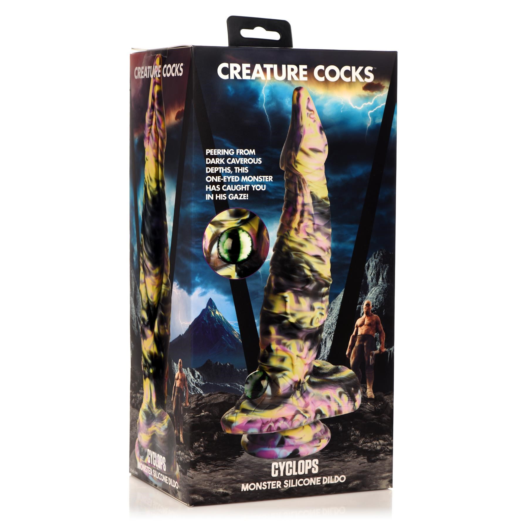 CreatureCocks Cyclops Monster Silicone Dildo - Packaging