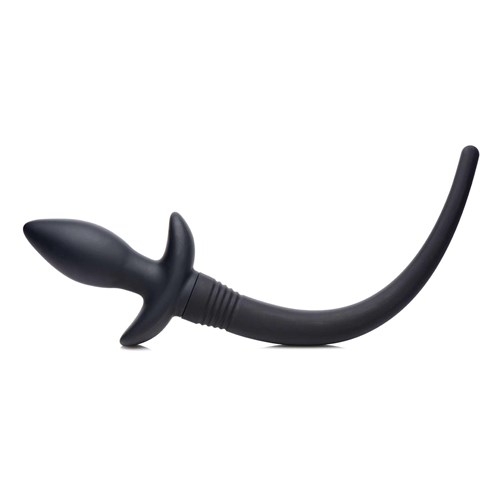 Wagging & Vibrating Puppy Tail Anal Plug side view