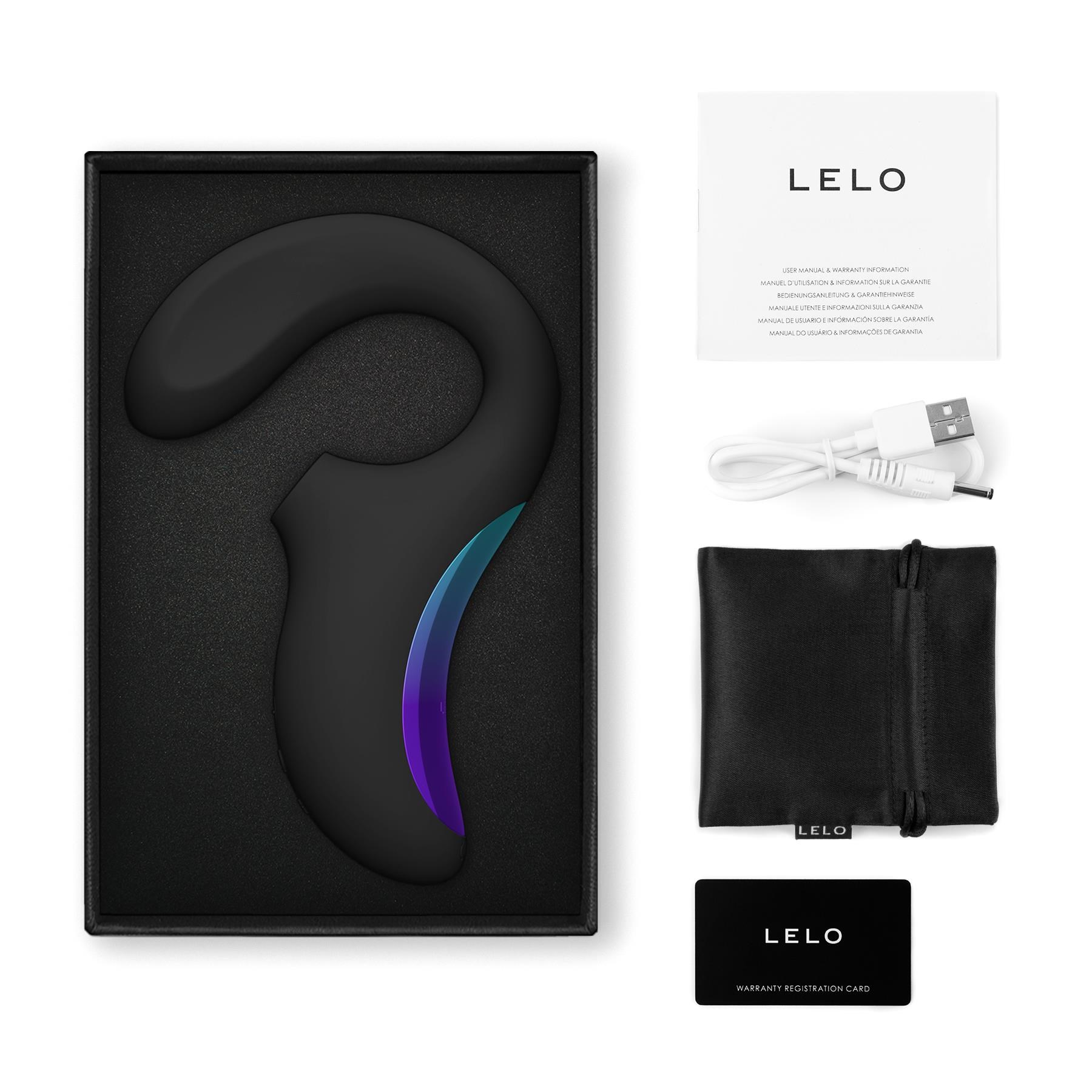 Lelo Enigma Wave Dual Action Personal Massager - All Components
