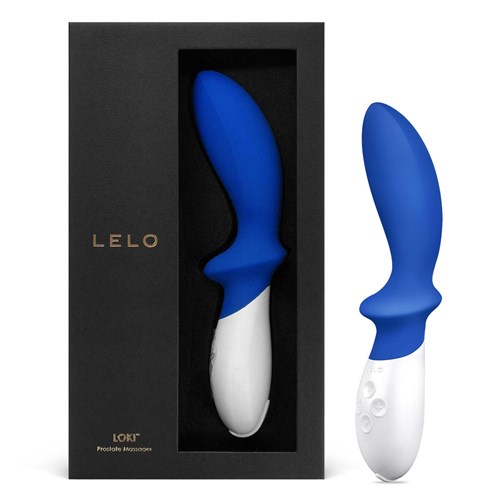 Lelo Loki Prostate Massager - Product and Packaging