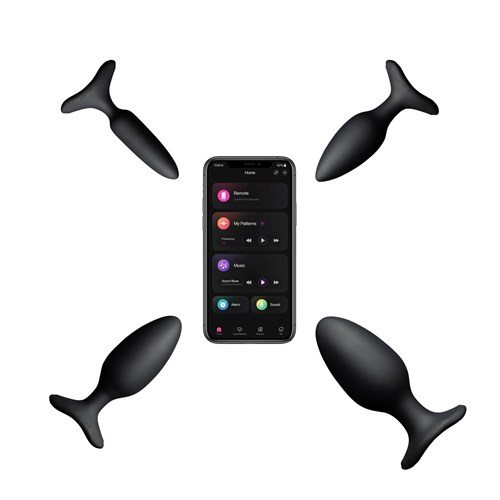 Lovense Hush 2 Bluetooth Vibrating Butt Plug - All Product Sizes with App