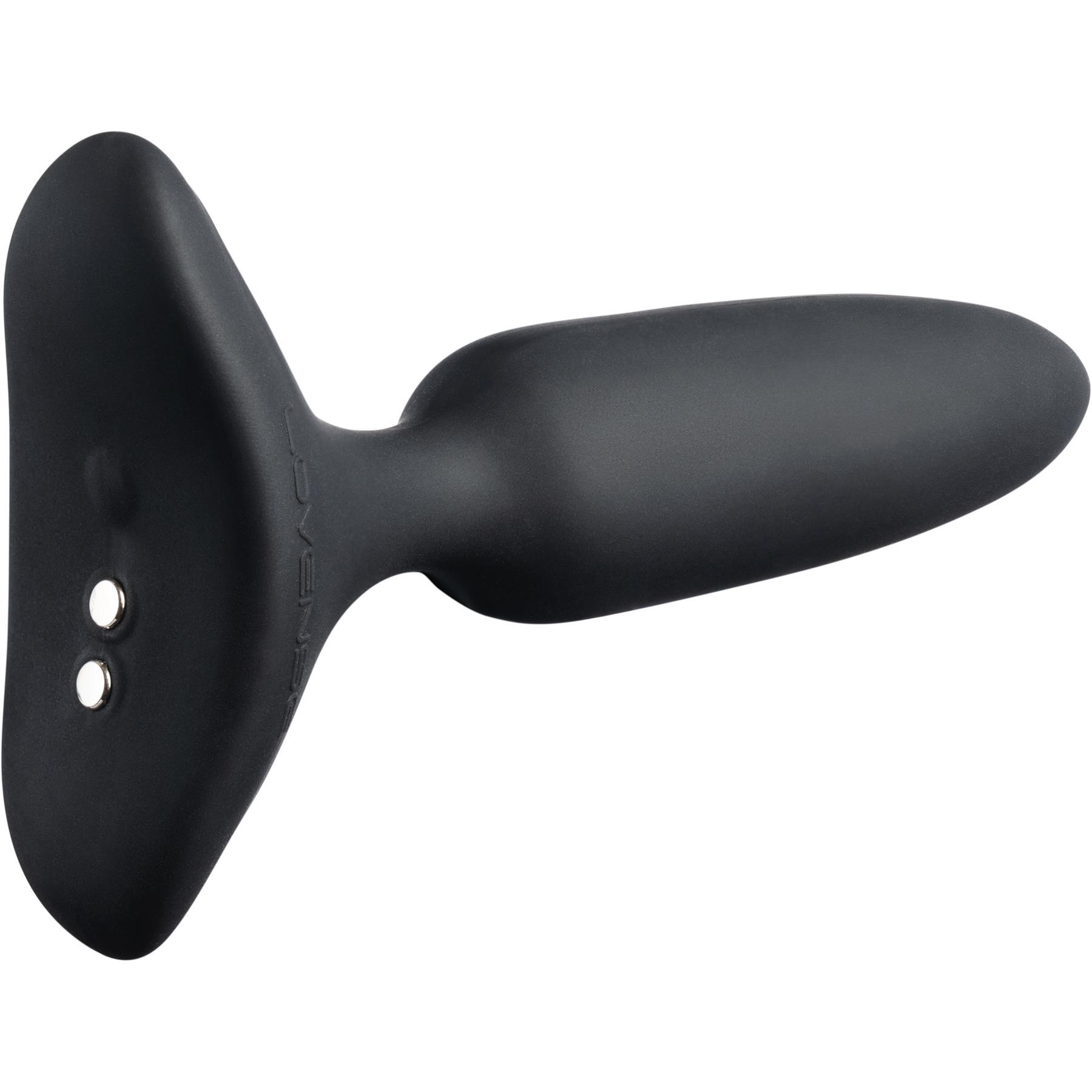 Lovense Hush 2 Bluetooth Vibrating Butt Plug - Showing Base Where Charging Cable is Placed