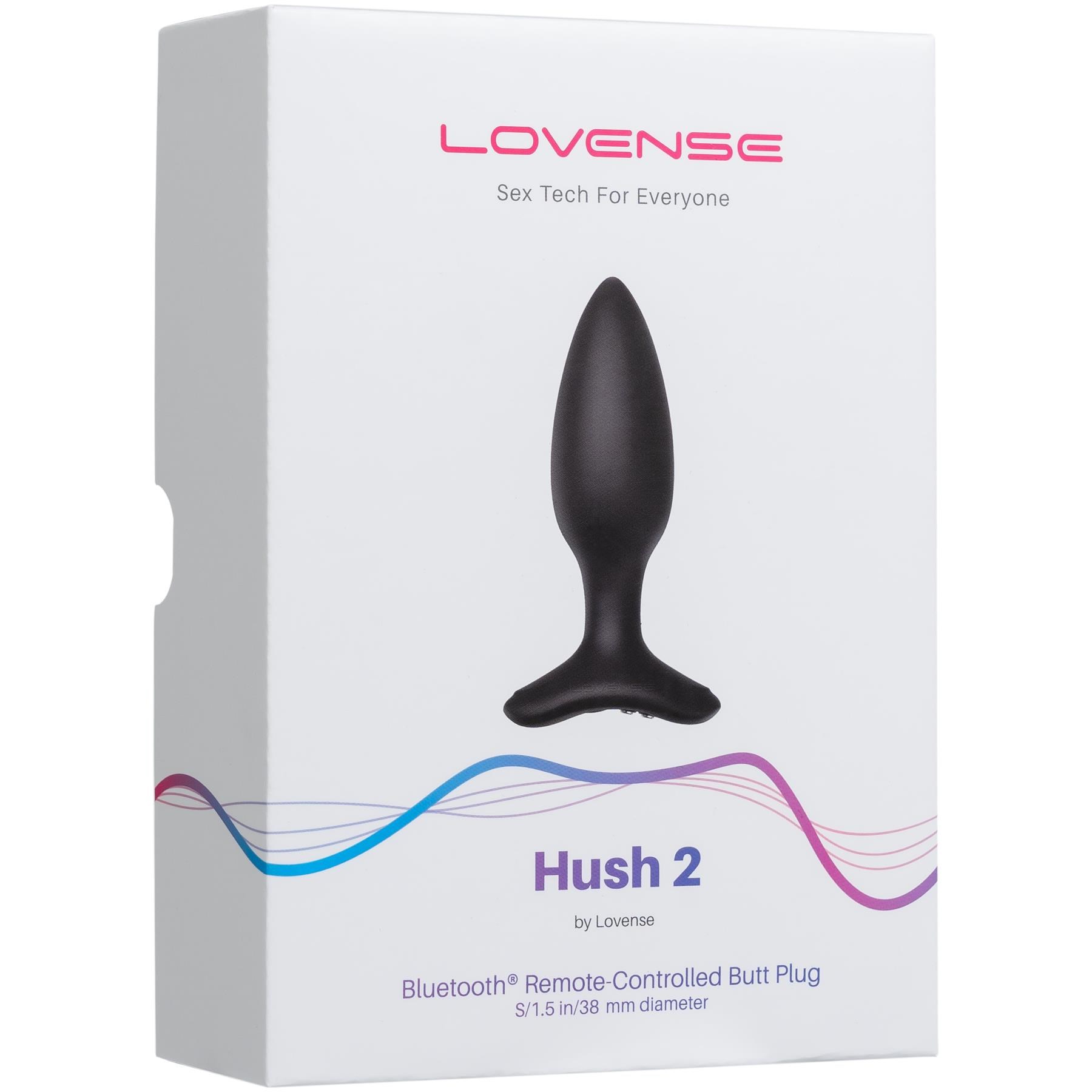 Lovense Hush 2 Bluetooth Vibrating Butt Plug - Small - Packaging