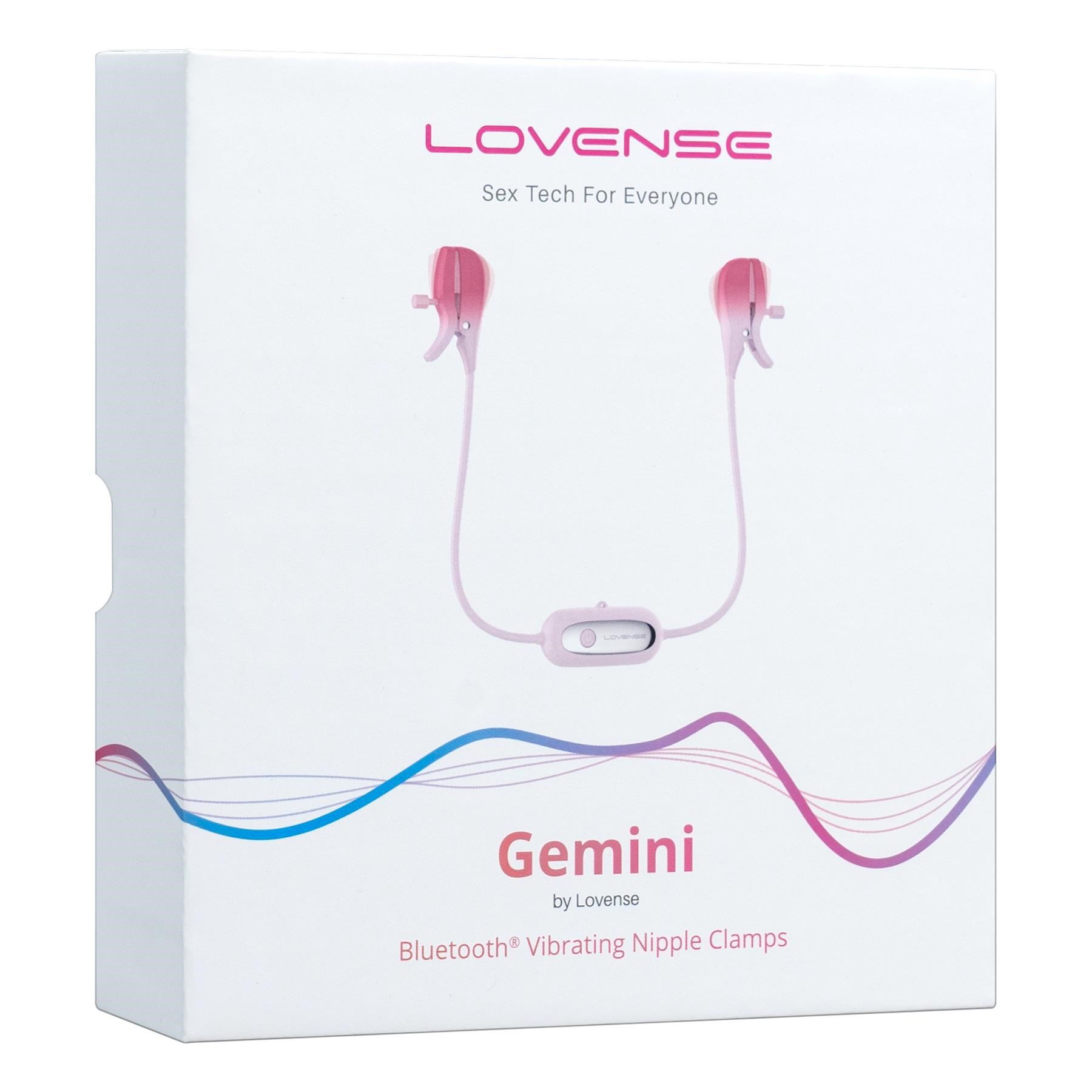 Lovense Gemini Bluetooth Vibrating Nipple Stimulators - Packaging