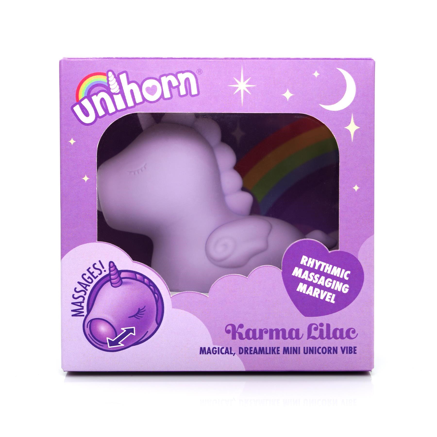 Unihorn Karma Lilac Mini Unicorn Vibrator - Package Shot