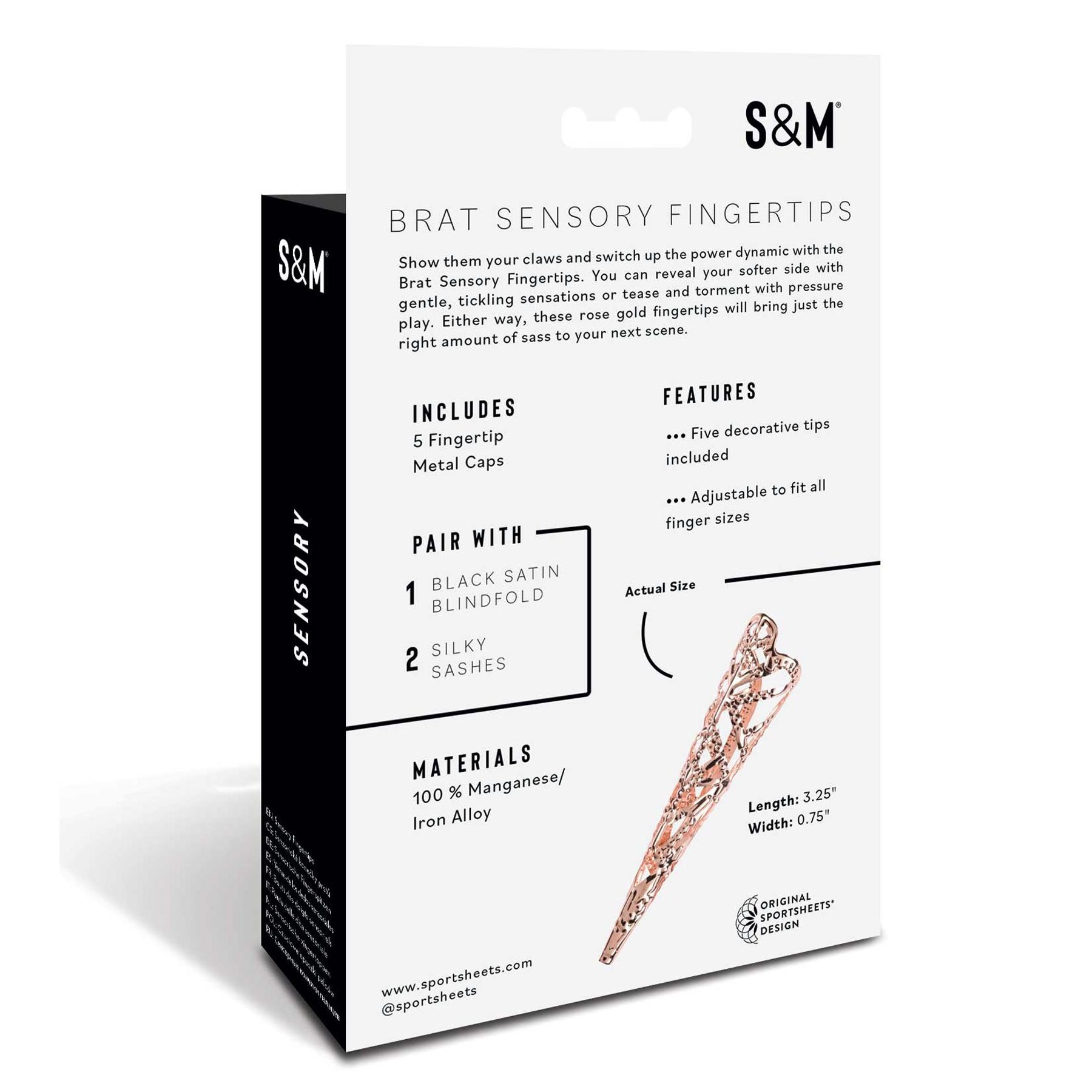 Sex & Mischief Brat Sensory Fingertips - Packaging - Back