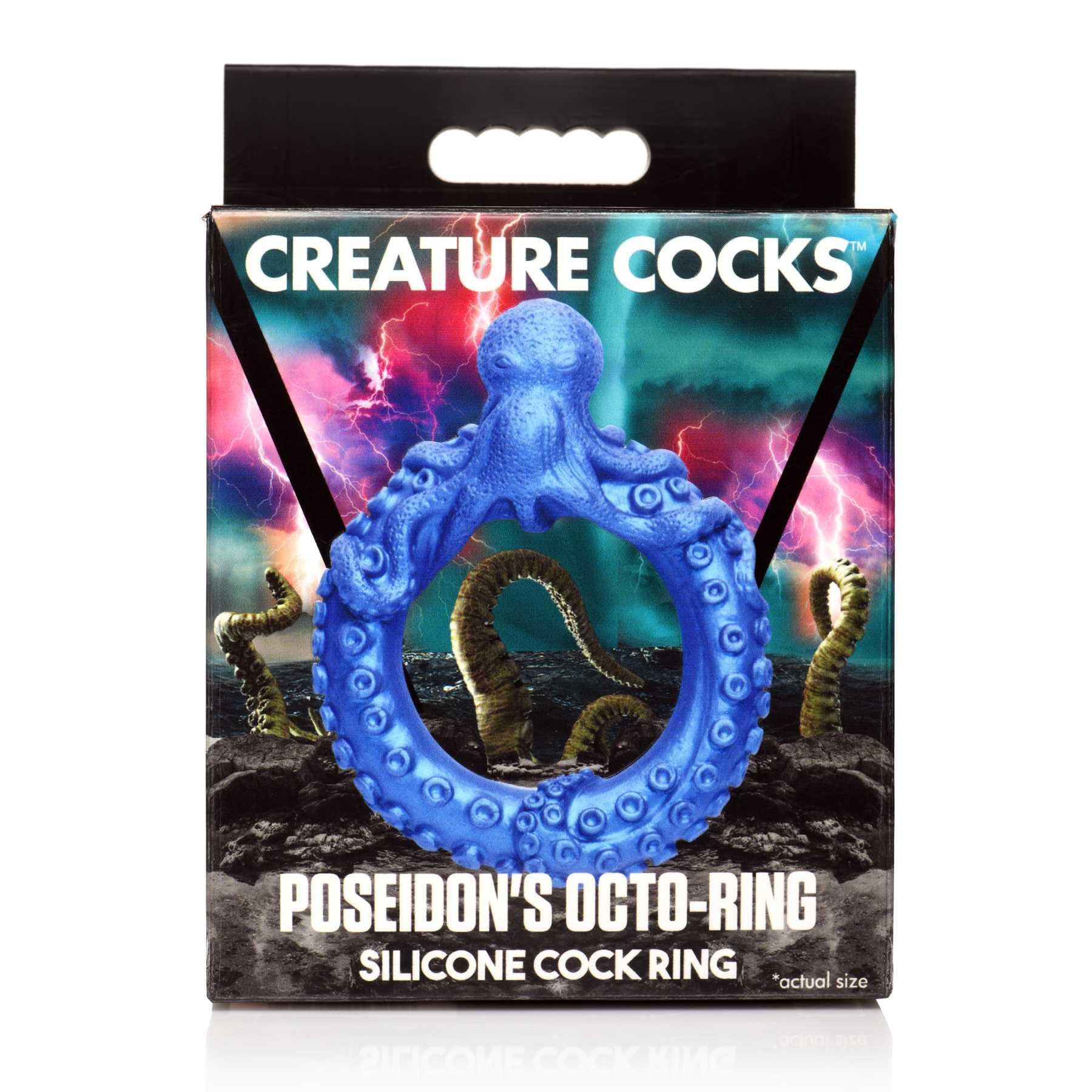 Creature Cocks Poseidon's Octo-Ring Silicone Cock Ring box