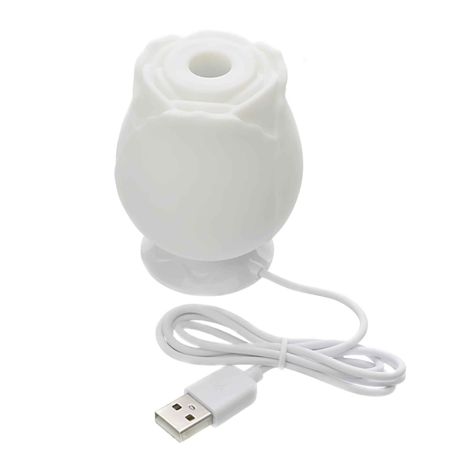 Inya Glow In The Dark Rose - Product Shot - Showing Product on Charging Stand