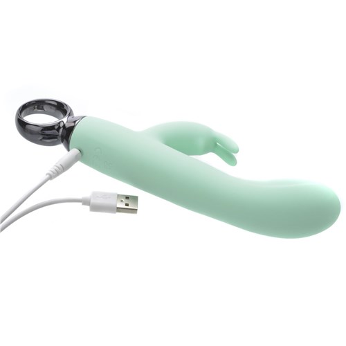 Screaming O Primo Rechargeable Rabbit - Product Shot - Showing Where Charging Cable is Placed
