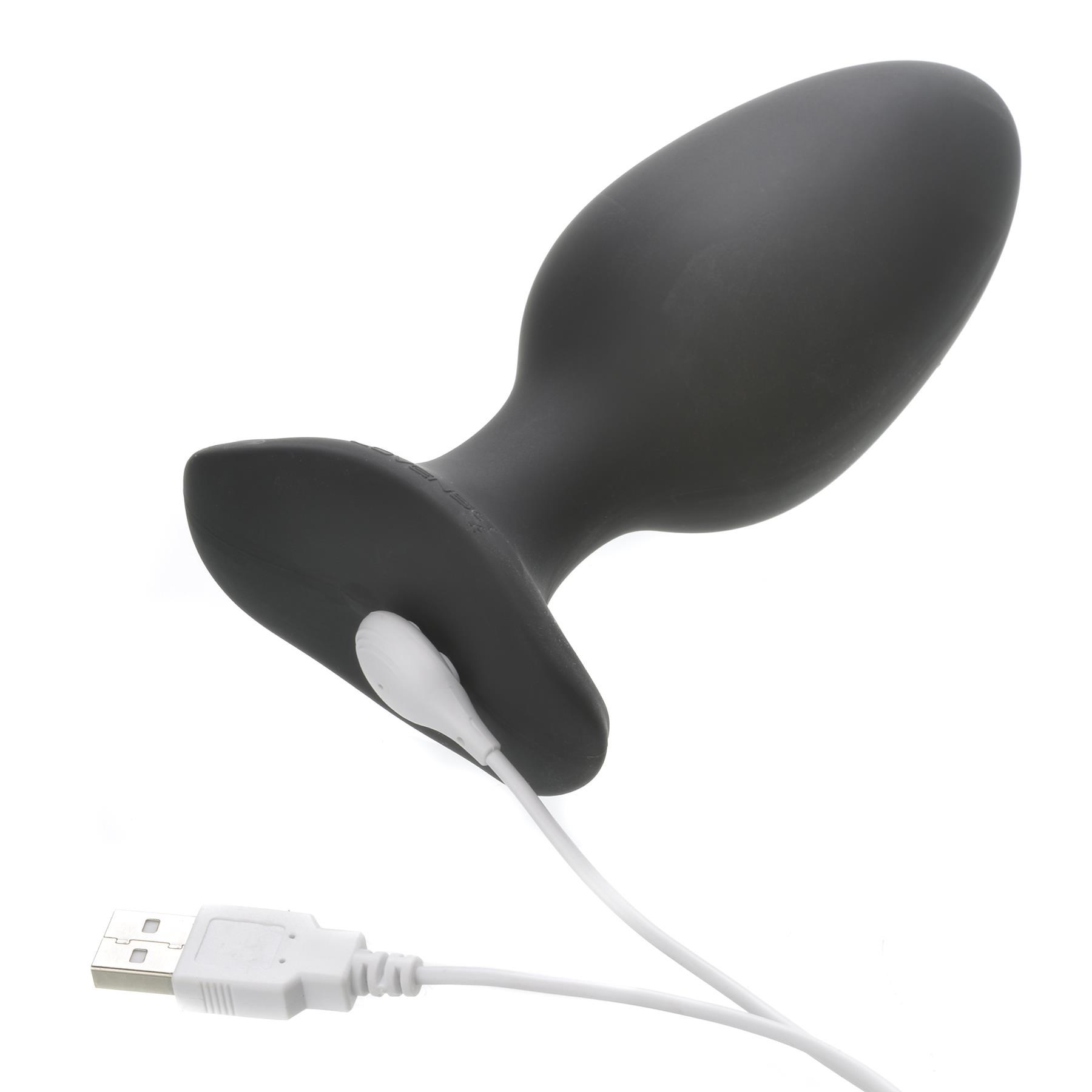 Lovense Hush 2 Bluetooth Vibrating Butt Plug- Showing Where Charging Cable is Placed