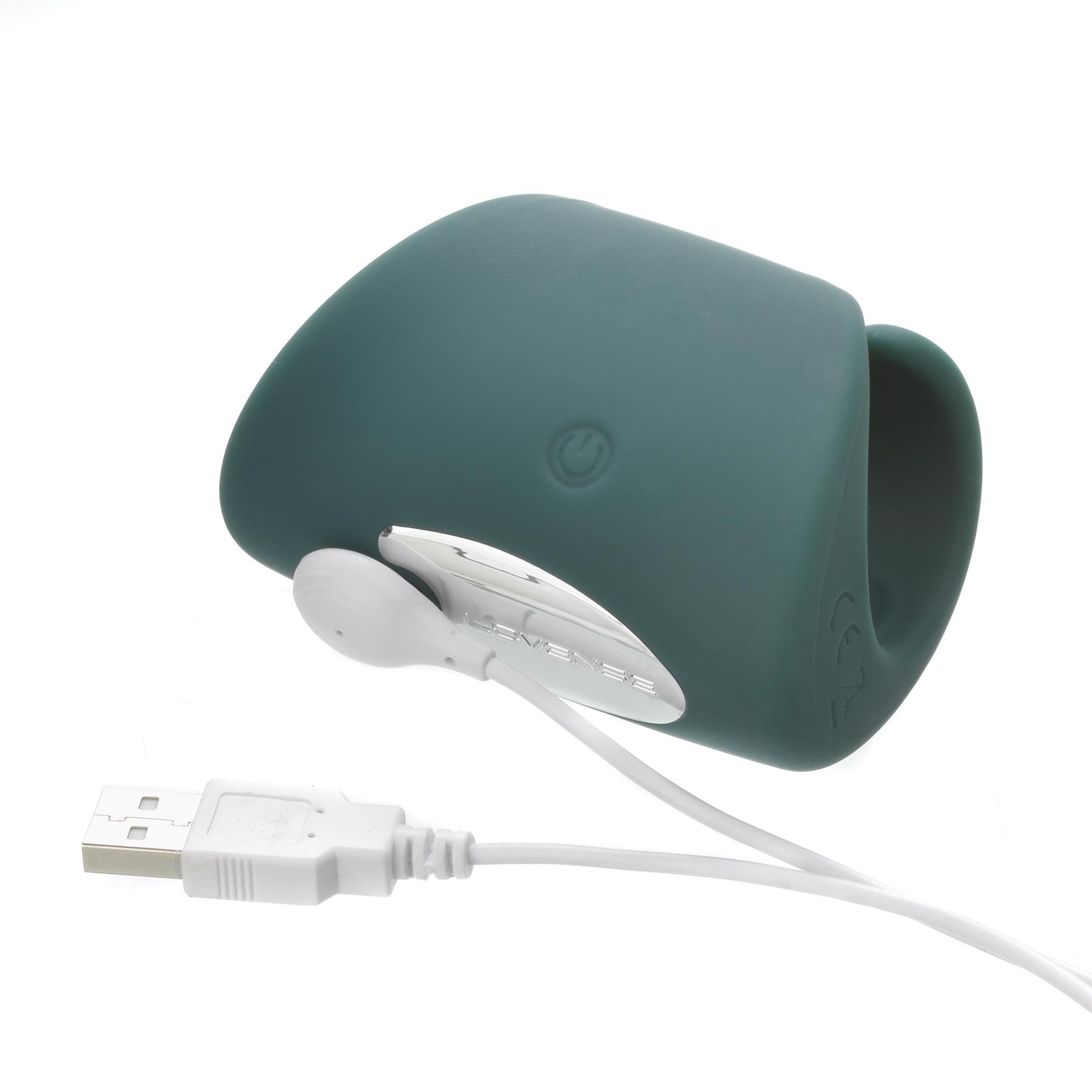 Lovense Gush Bluetooth Glans Massager- Showing Where Charging Cable is Placed