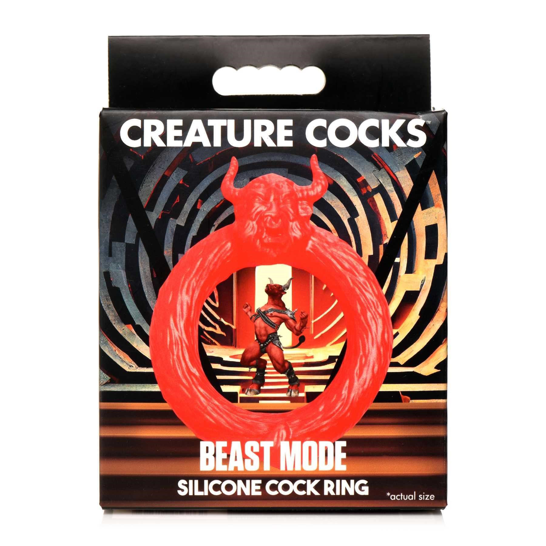 Creature Cocks Minotaur Silicone Cock Ring box