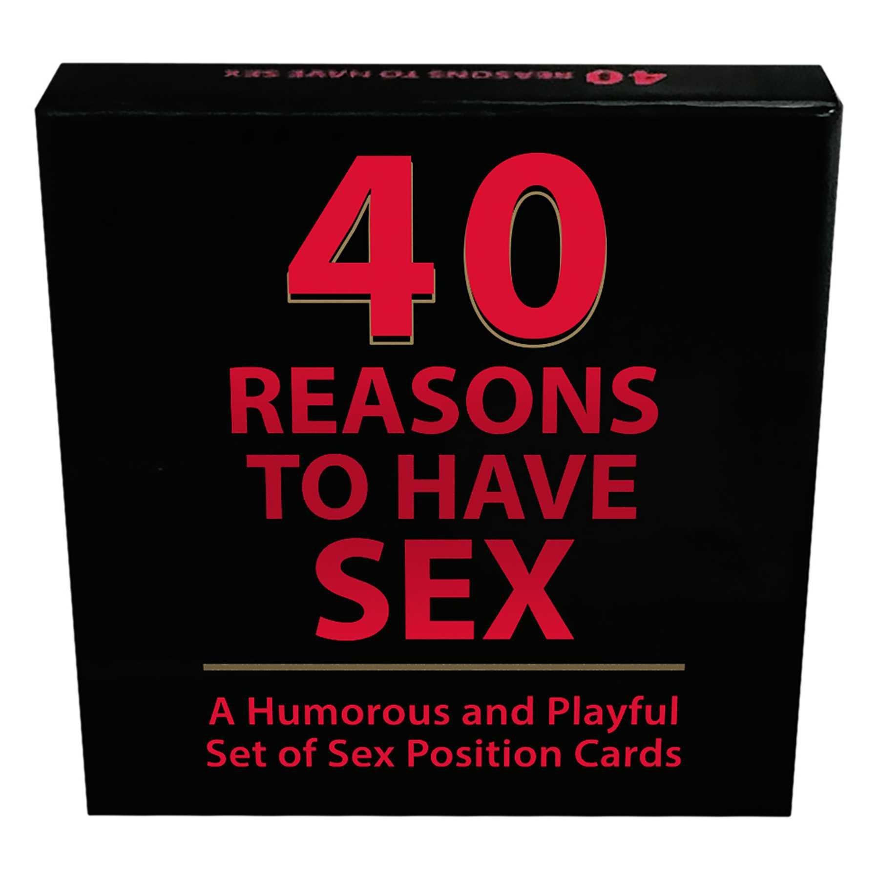40 Reasons to have sex game outside of box