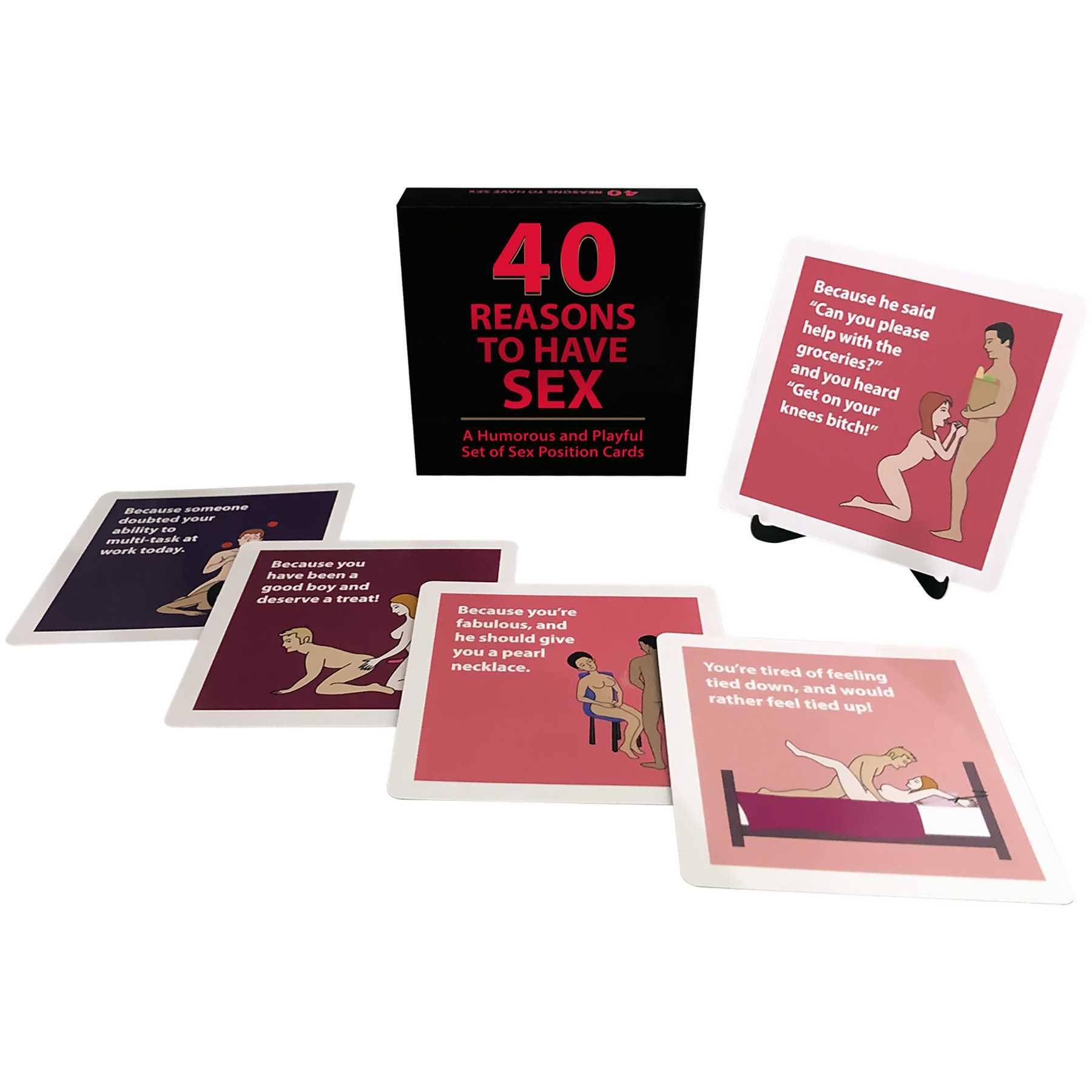 40 Reasons to have sex game contents