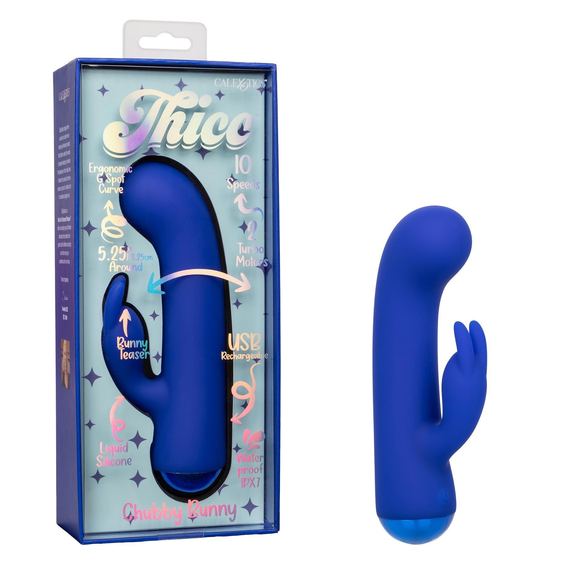 Thicc Chubby Bunny G-Spot Rabbit - Product and Packaging