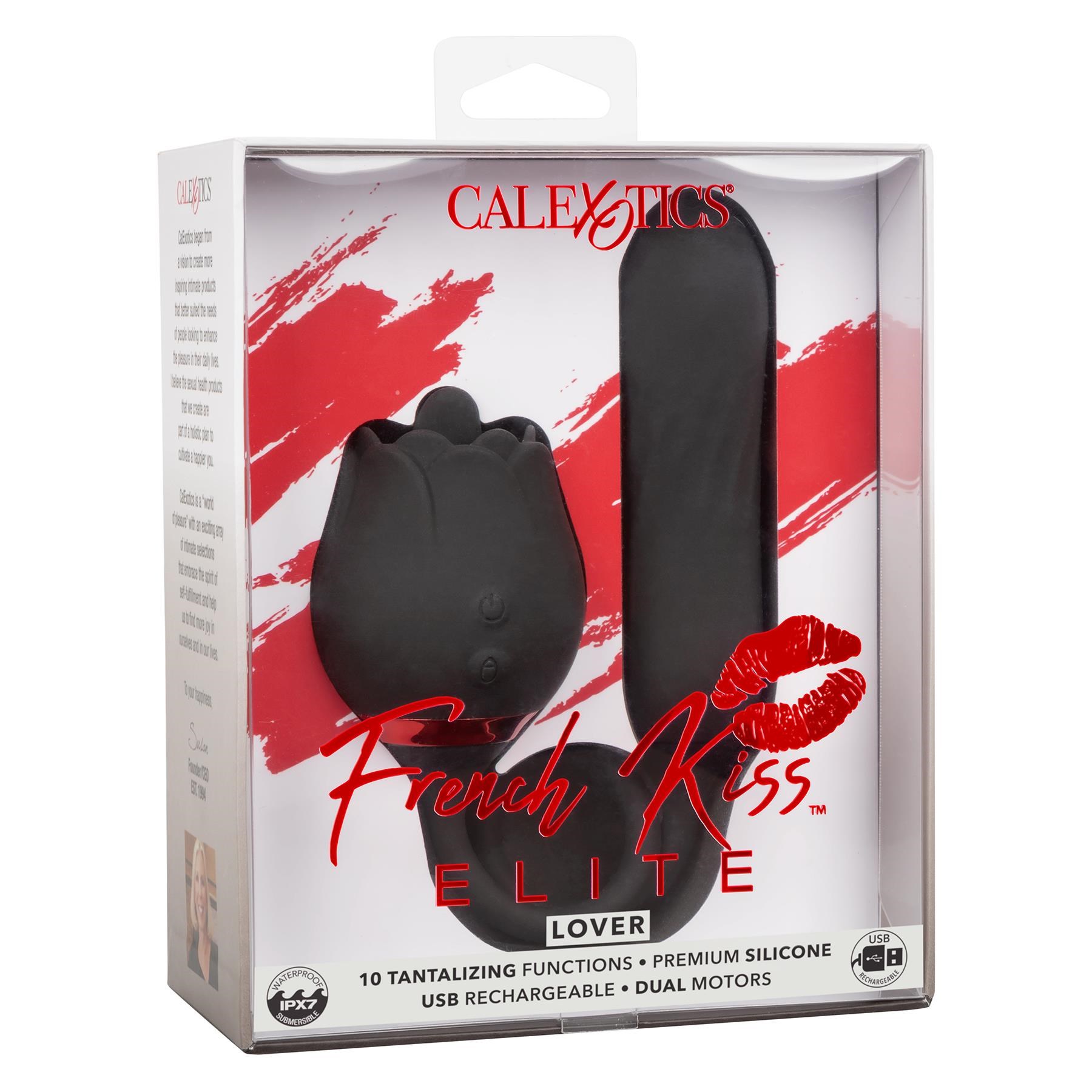 French Kiss Elite Lover Clitorial and Rotating Anal Vibrator - Packaging