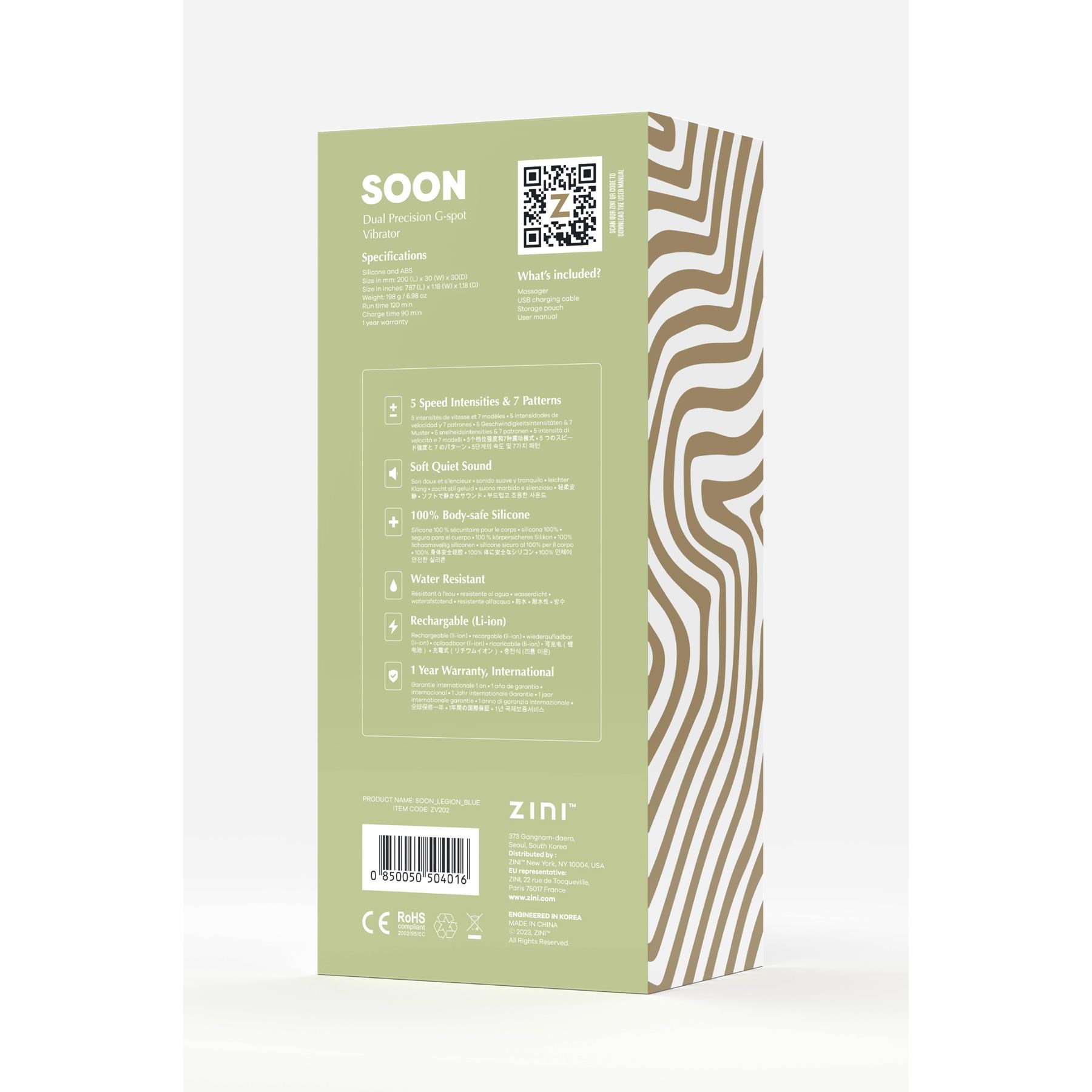 Zini Soon G-Spot Massager -  - Packaging - Back