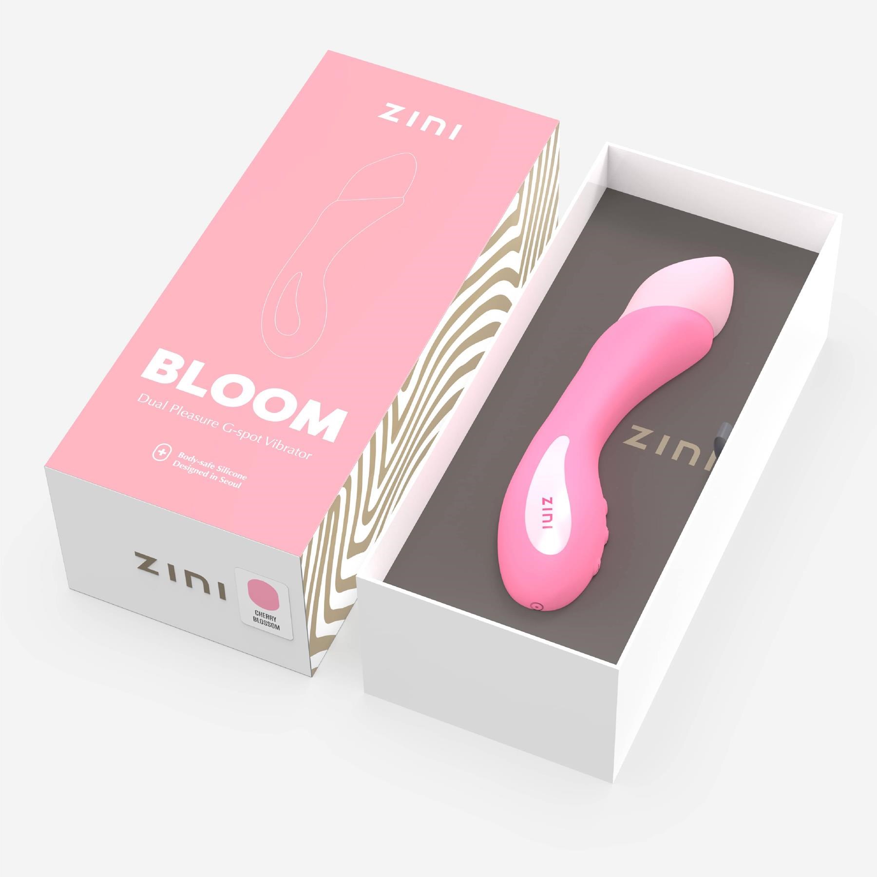 Zini Bloom G-Spot Massager - Open Packaging - Showing Product