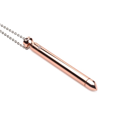 Charmed Vibrating Necklace - Product Shot - Rose Gold