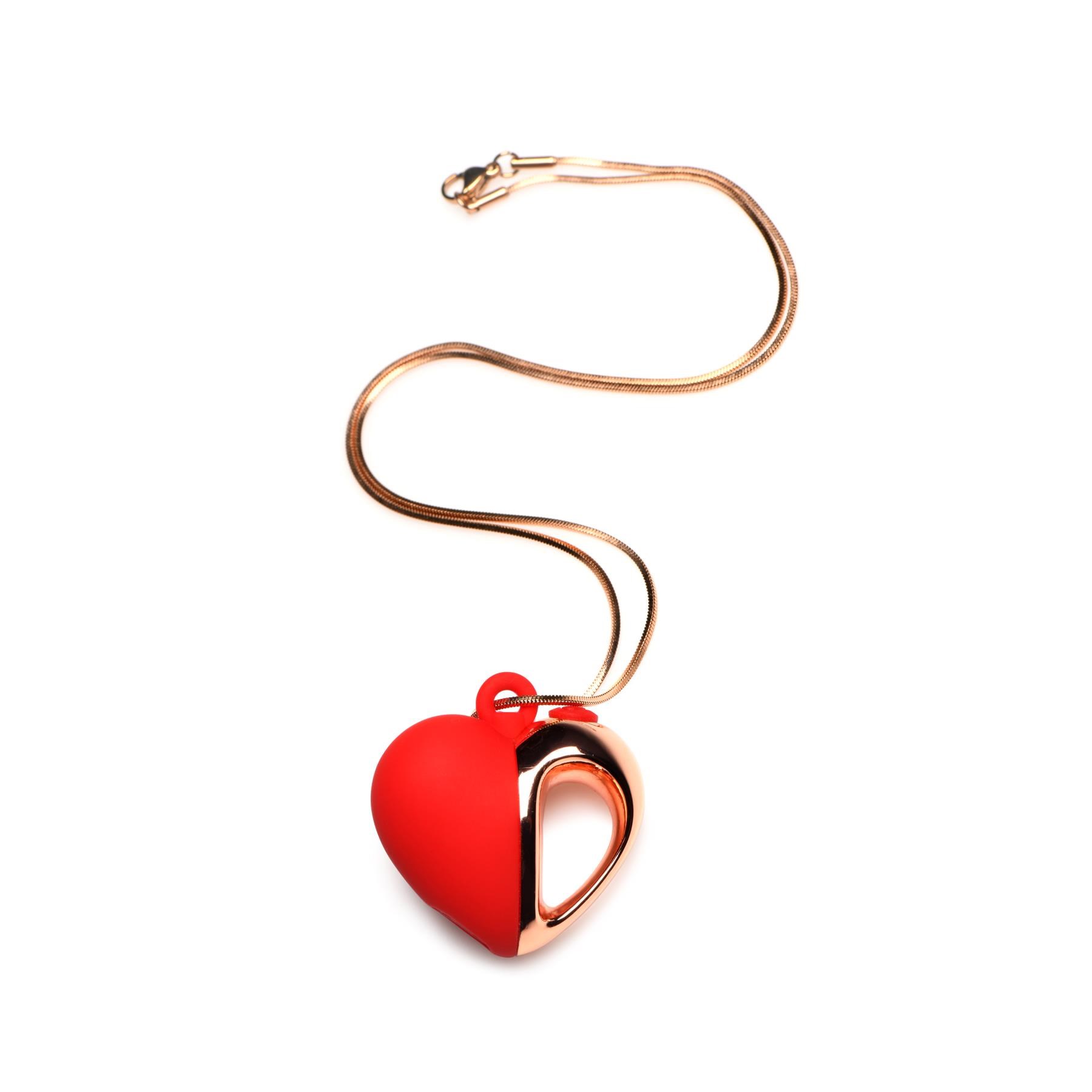 Charmed Silicone Heart Necklace - Product Shot