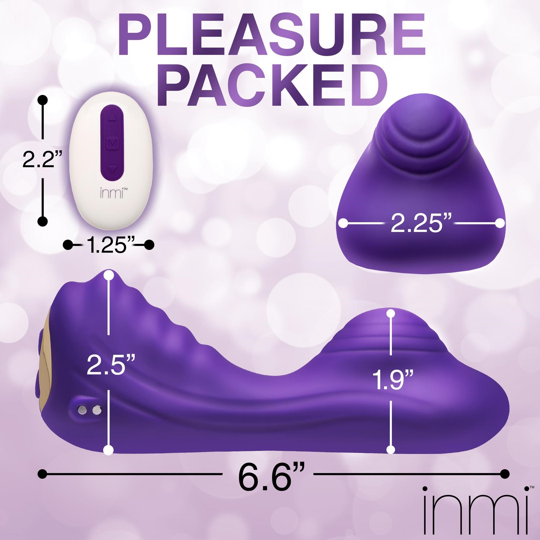 INMI Ride N' Grind Vibrating Sex Grinder - Dimensions