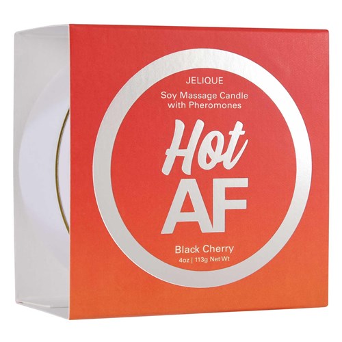 MASSAGE CANDLE WITH PHEROMONES - HOT AF  side 2 of packaging