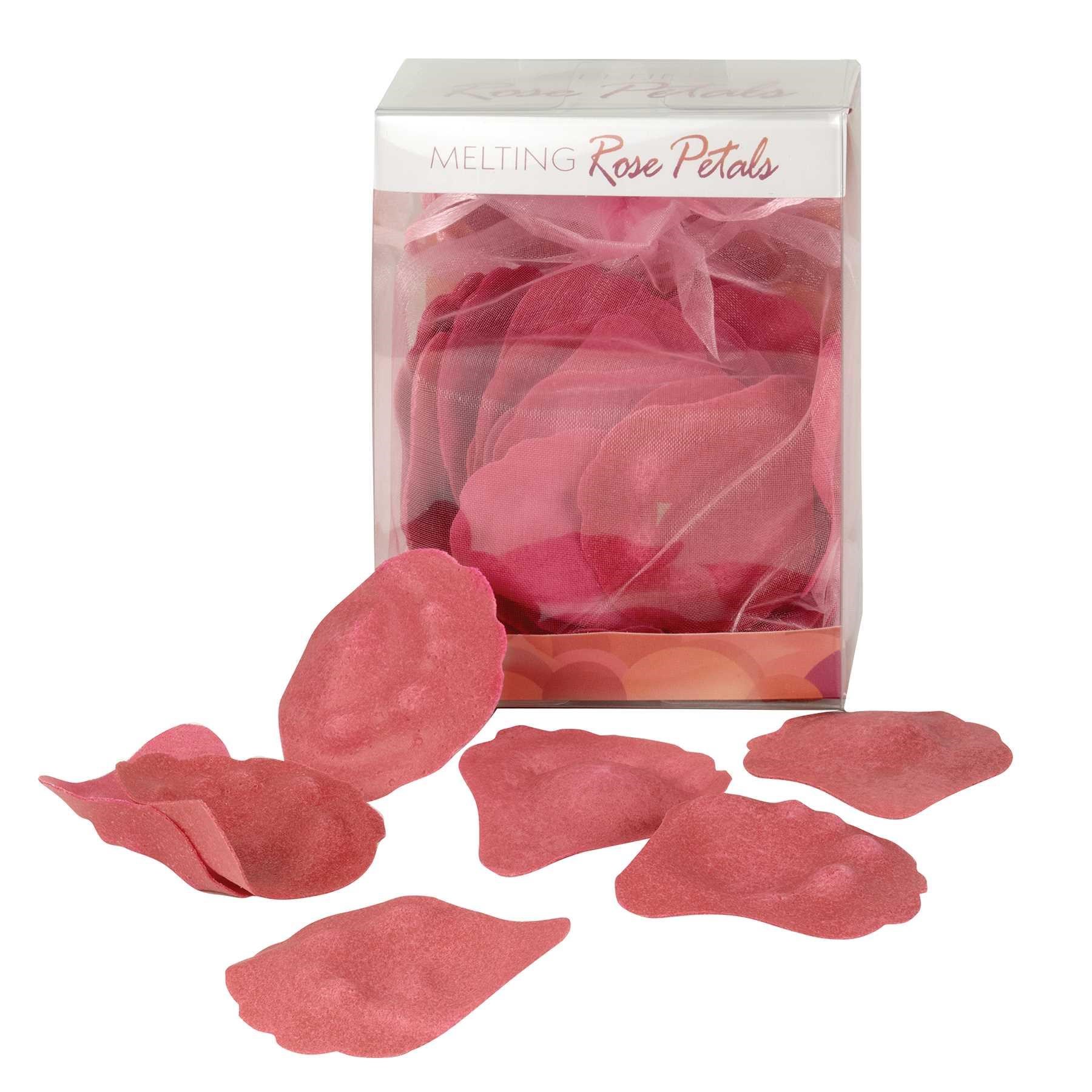 Melting Rose Scented Petals - For Bath or Romance, or Both - 1.4 oz Bag