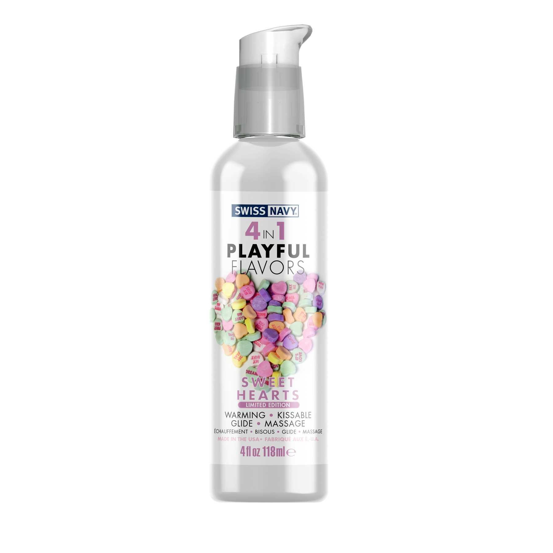 Sweet Treat 4 in 1 Playful Flavors Water based Lubricant limited edition front of bottle