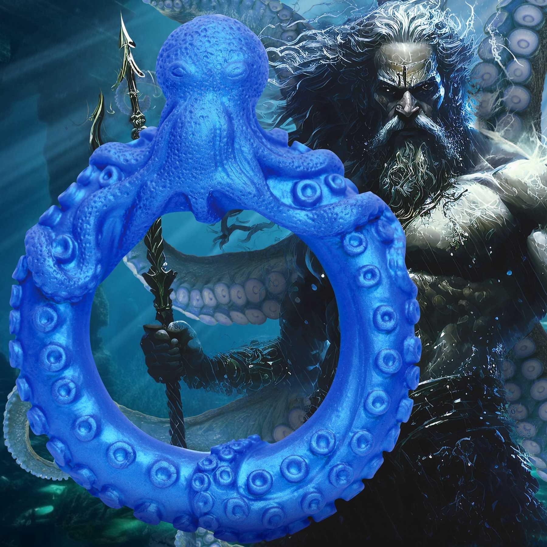 Creature Cocks Poseidon's Octo-Ring Silicone Cock Ring mood image #2