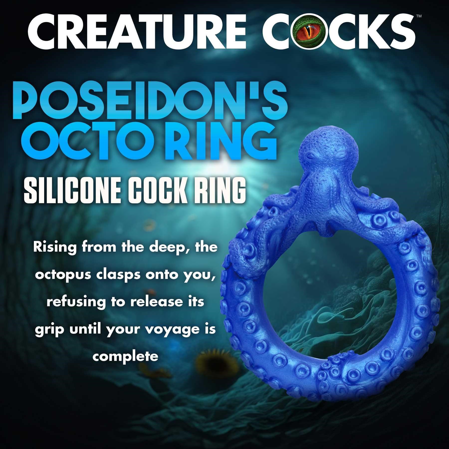 Creature Cocks Poseidon's Octo-Ring Silicone Cock Ring features call out sheet #3