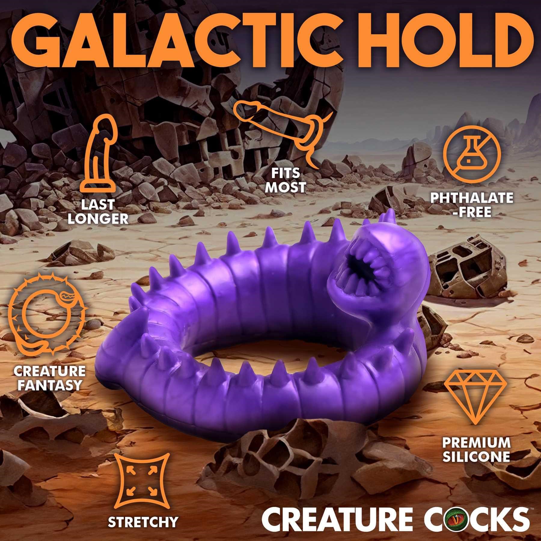Creature Cocks Slitherine Silicone Cock Ring features call out sheet #2
