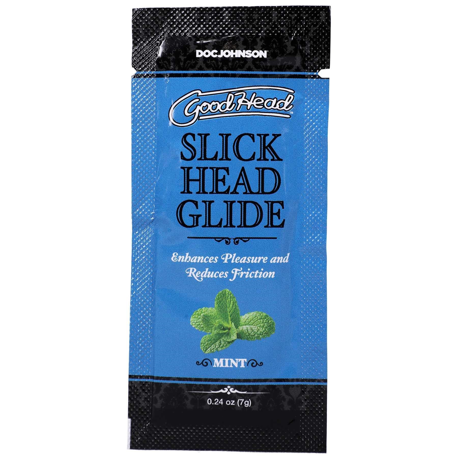 GoodHead - Slick Head Glide -mint front of package-  0.24 oz.