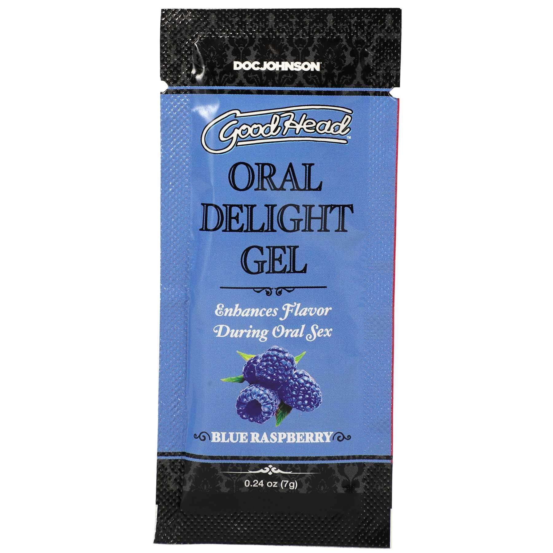 GoodHead - Oral Delight Gel -  blue raspberry -0.24 oz front