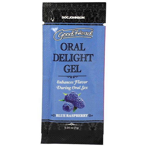 GoodHead - Oral Delight Gel -  blue raspberry -0.24 oz front