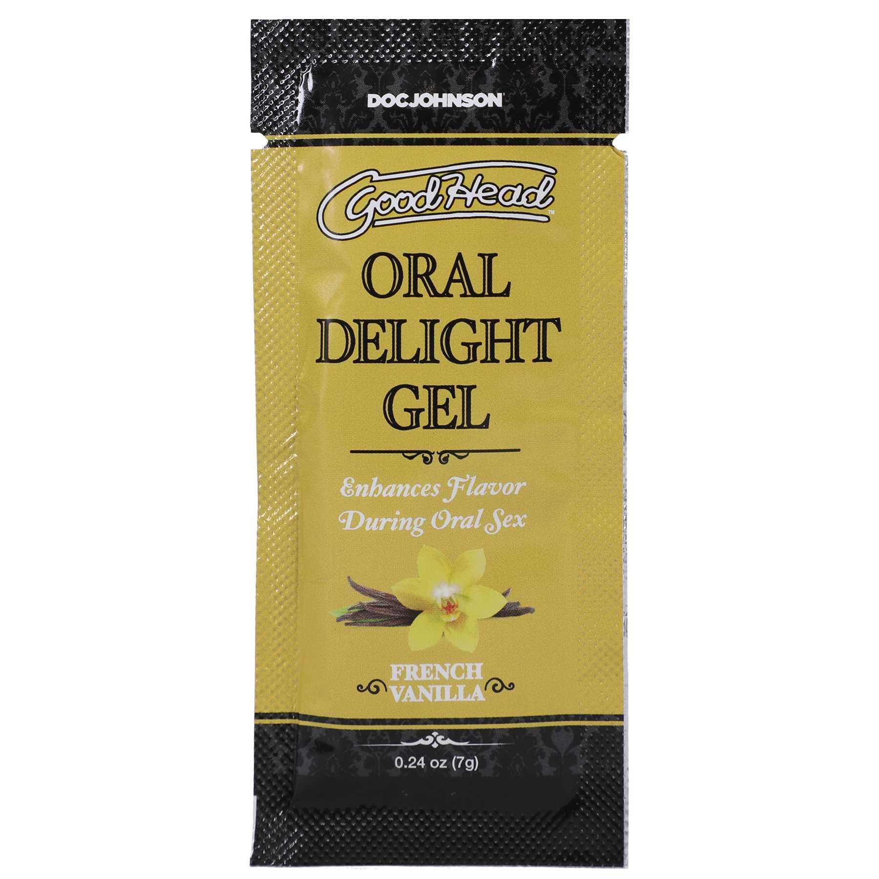 GoodHead - Oral Delight Gel -french vanilla -0.24 oz front