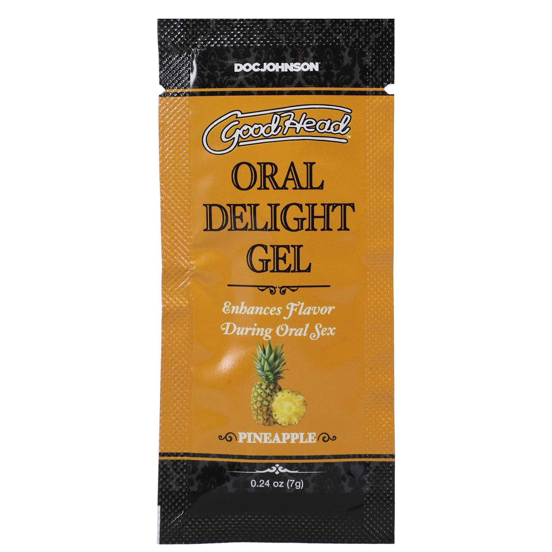 GoodHead - Oral Delight Gel -pineapple -0.24 oz front