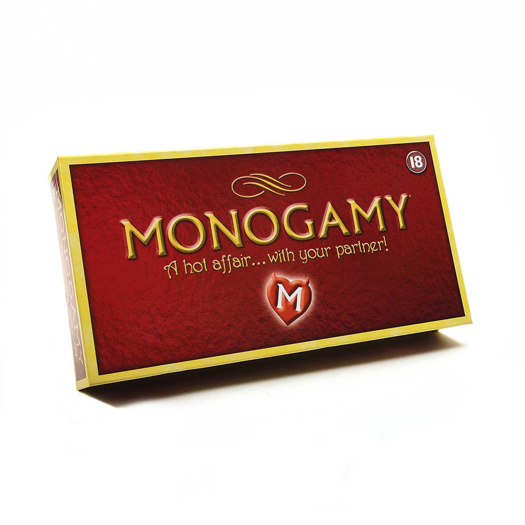 Monogamy A Hot Affair With Your Partner Game Box and game components English front of game