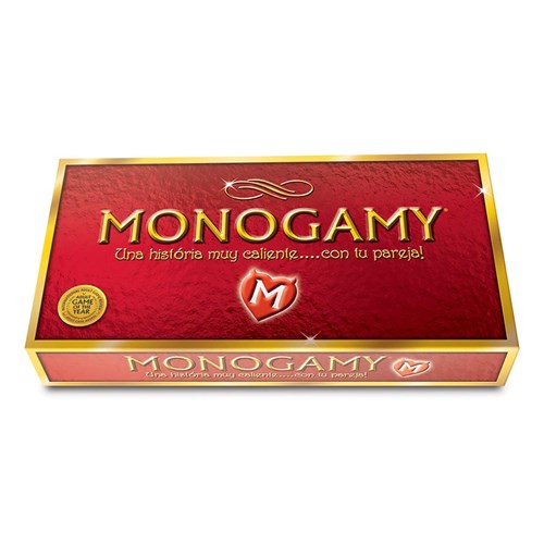Monogamy A Hot Affair With Your Partner Game Box and game components Spanish front of box