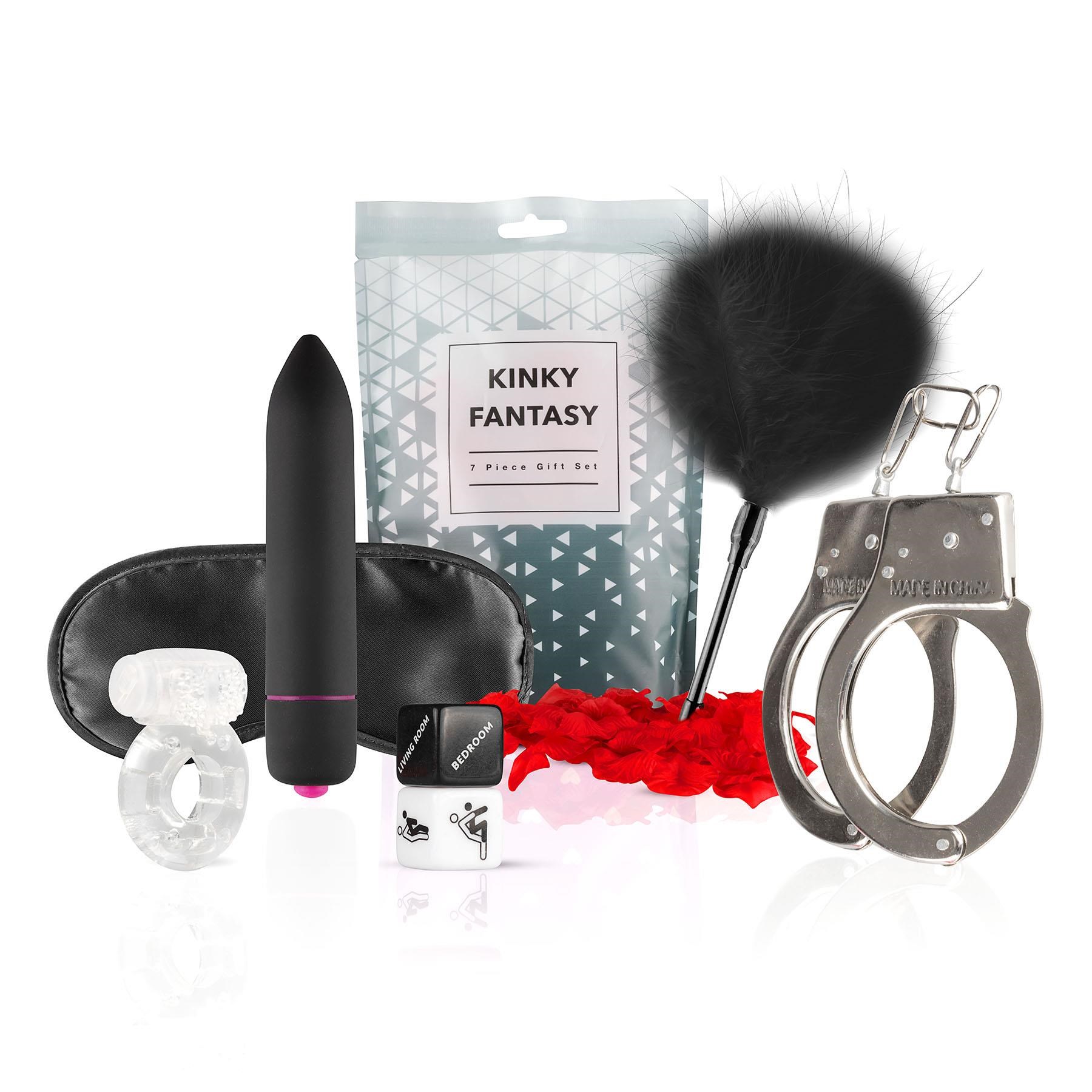 Loveboxxx Kinky Fantasy 7 Piece Gift Set - Product Shot