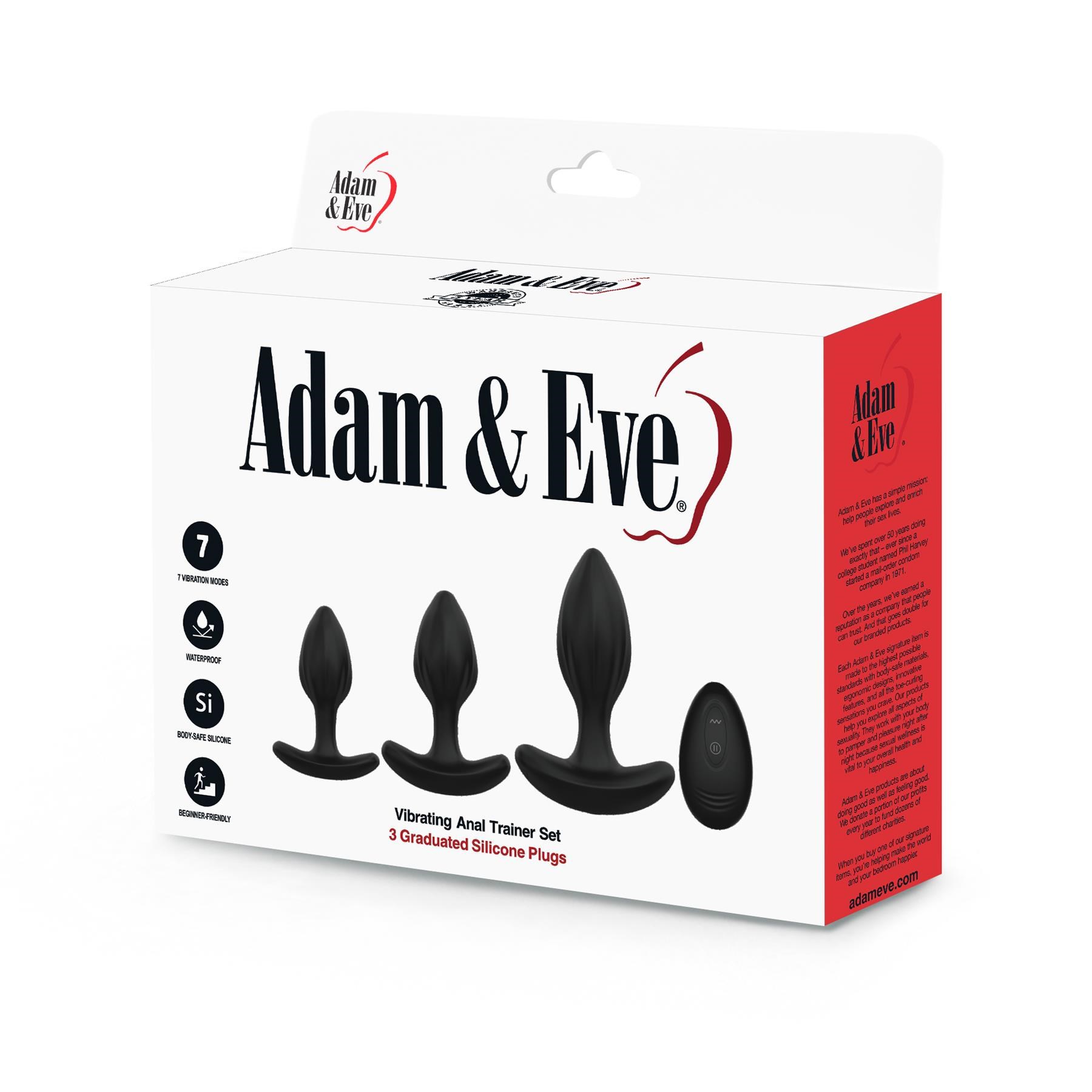 Vibrating Silicone Anal Trainer Set Packaging