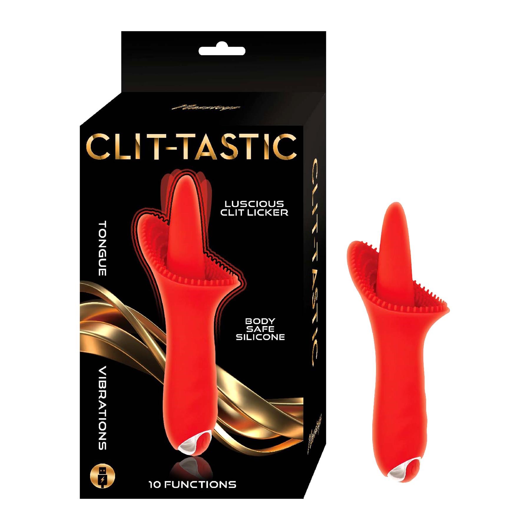 Clit-Tastic Luscious Clit Licker - Product and Packaging Shot