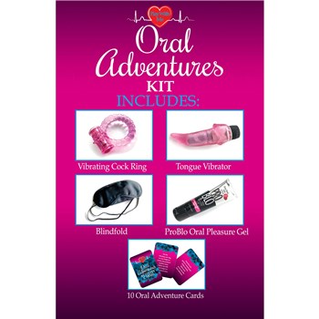 Play With Me Oral Adventures Couples Kit - Products in Kit