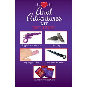 Play With Me Anal Adventures Couples Kit - Products in Kit