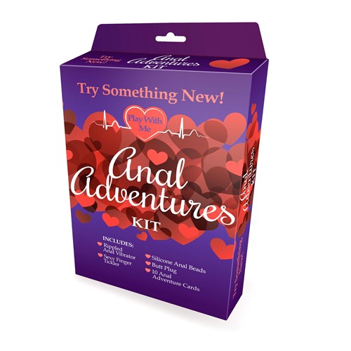Play With Me Anal Adventures Couples Kit - Packaging Shot