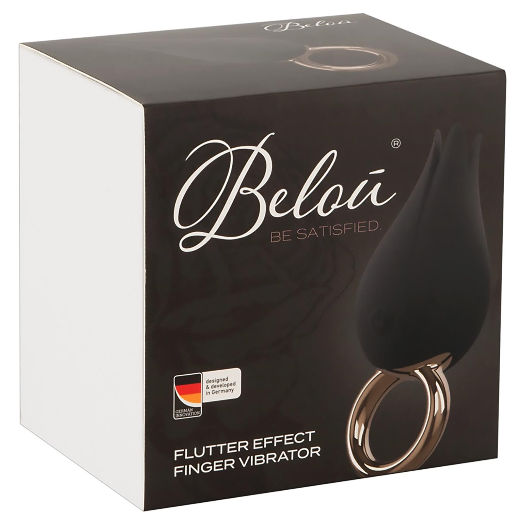 Belou Flutter Effect Finger Vibrator - Packaging Shot